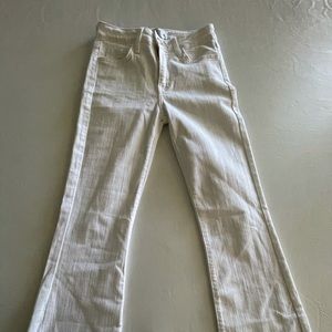 White Denim Flare Jeans